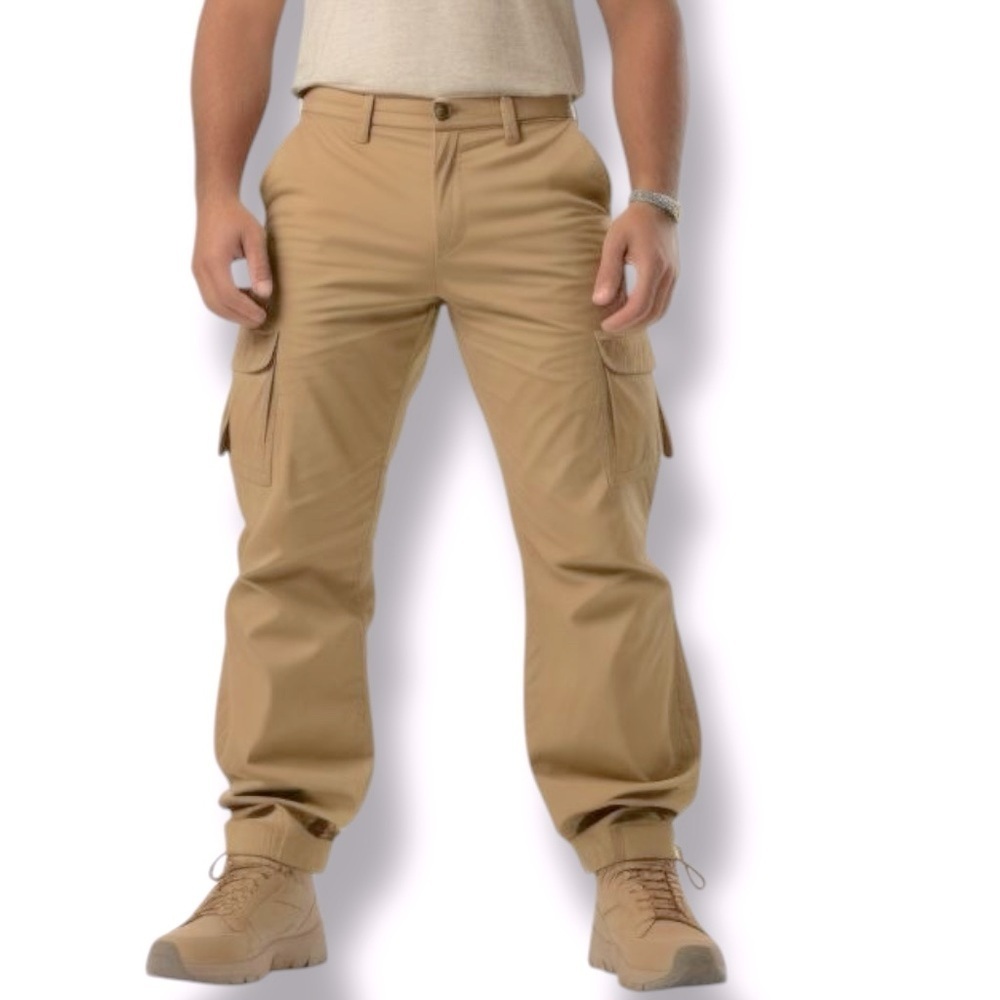Wrangler Riggs Workwear Mens Cargo Pants Beige Size 44x30